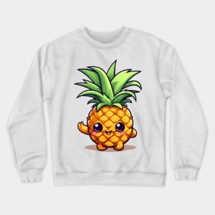 Happy Cheerful Adorable Pineapple Crewneck Sweatshirt